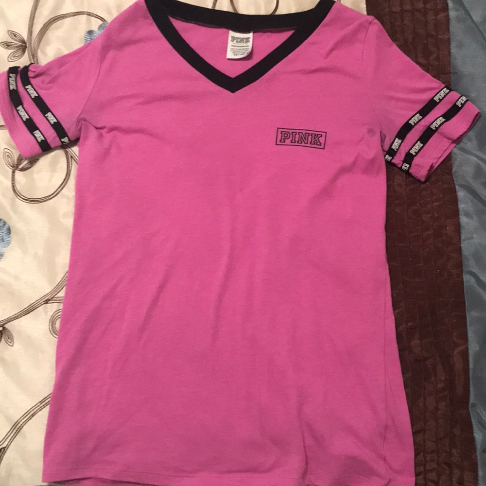 PINK V neck shirt